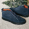 Сині черевики з шкіряною підкладкою 44 розмір, фото 2