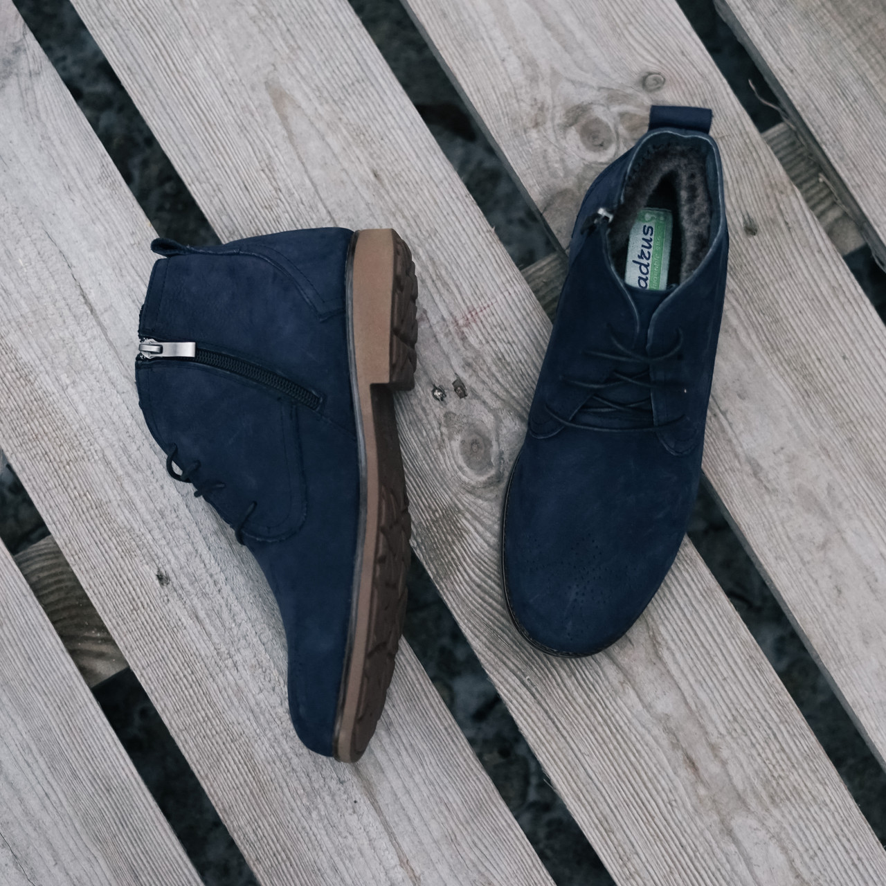 Акуратні сині черевики VR, фото 1