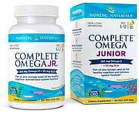 Омега 3-6-9 Nordic Naturals, Complete Omega Junior, Ages 6-12, Lemon, 90 капсул