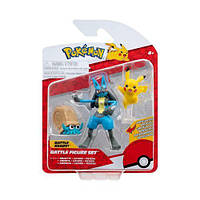 Набор игровых фигурок POKEMON W17 - ОМАНАЙТ, ПИКАЧУ, ЛУКАРИО [tsi223458-TSІ]