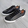 Стильні чоловічі кеди з шкіри 40 розмір, фото 2