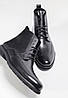 Демисезонні черевики броги Ікос 378 Чорні, фото 2