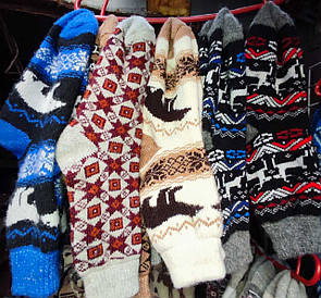 Чоловічі теплі зимові шкарпетки з вовни