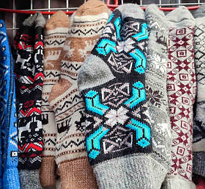 Шкарпетки чоловічі теплі з овечої вовни