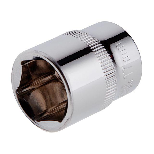 Головка шестигранна 3/8", 17 мм, Cr-V. STORM INTERTOOL ET-0417
