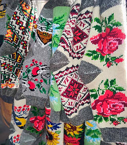 Шкарпетки зимові жіночі з овечої вовни