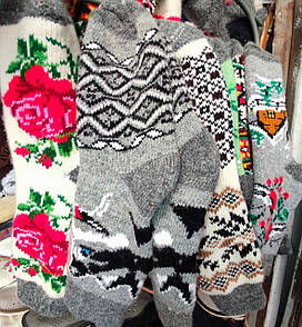 Жіночі шкарпетки теплі зимові з овчини