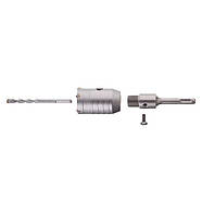 Комплект: свердло корончасте для бетону 46 мм+Перехідник SDS Plus 100 мм INTERTOOL SD-7046, фото 5