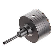 Комплект: Свердло корончастот для бетону 105 мм + Перехідник SDS Plus 100 мм INTERTOOL SD-7105, фото 3