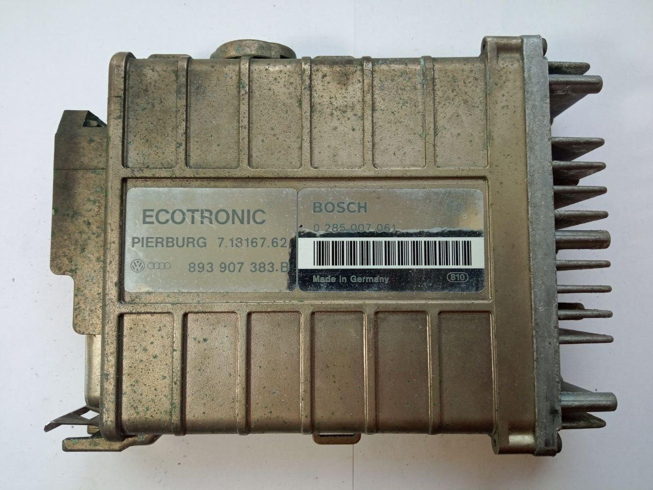 Электронний блок керування Volkswagen Golf II PN / Audi Bosch 893 907 383 B / 0 285 007 061, фото 1