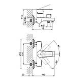 Смеситель для ванны Brinex 35C 006N, фото 2