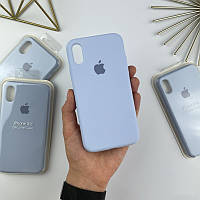 Силіконовий чохол на Айфон Х (10) із закритим низом  ⁇  iPhone X/XS Lilac cream (5)