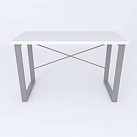 Письменный стол Ferrum-decor Драйв 750x1000x700 Серый металл ДСП Белый 32 мм (DRA197) MN, код: 2748485