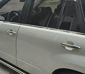 Накладки на ручки (5 шт, нерж, без чіпа) для Suzuki Grand Vitara 2005-2017 рр