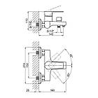 Змішувач для ванни Brinex 35B 006N, фото 2