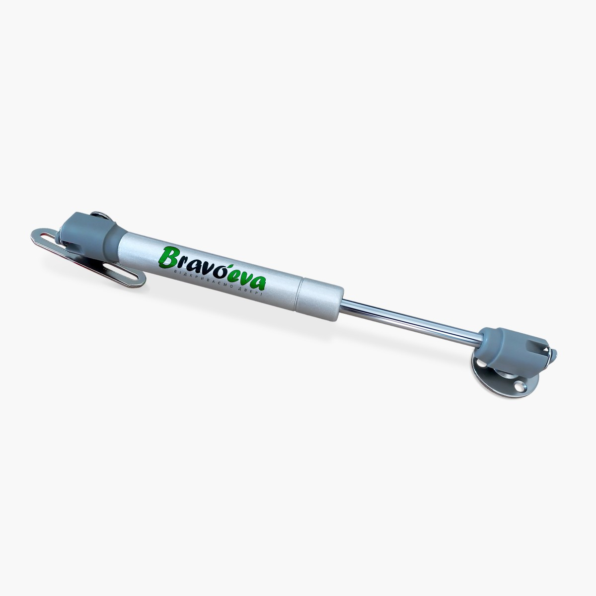 Газліфт для меблів міні сірий 160мм Bravo, фото 1