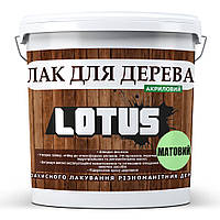 Лак акриловий для дерева LOTUS Прозорий Матовий 3л