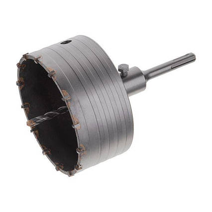 Комплект: свердло корончасте для бетону 120 мм, перехідник SDS-plus 100 мм INTERTOOL SD-7120