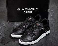 Кросівки GIVENCHY Black-White живанши чорні c білою підошвою