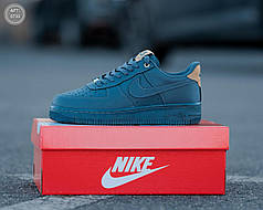 Кросівки Nike Air Force 1 Low Blue Найк Аїр Форс низькі сині