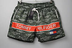 Плавки Tommy Hilfiger Khaki плавальні шорти томми шорти плавальні чоловічі шорти для спорту