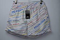 Плавки BALENCIAGA White плавальні шорти баленсіага шорты плавательные мужские шорти для спорту