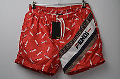 Плавки FENDI Red плавальні шорти фенді шорты плавательные мужские шорти для спорту фенди