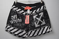 Плавки OFF-WHITE Black плавальні шорті оф вайт шорти плавальні чоловічі шорти для спорту