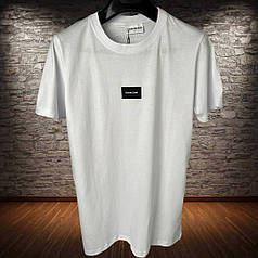 Premium Quality! Футболка CALVIN KLEIN White NEW Collection 2023 T-shirt чоловіча футболка кілвін кляйн ельвейн