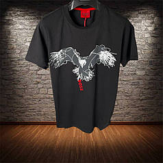 Premium Quality! Футболка HUGO BOSS Eagle Black NEW Collection 2023 T-shirt чоловіча футболка х'юго бос хуго