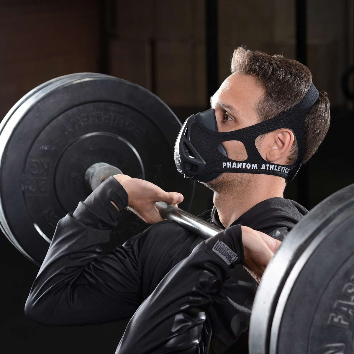 Маска для тренировки дыхания Phantom Training Mask Camo L ATE - фото 5 - id-p1997591818