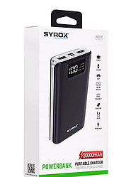 Зовнішній акумулятор Syrox PB107 20000 mAh Black