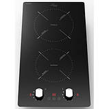 Варильна індукційна плита на дві конфорки з механічним керуванням ручками Luxor IM 320 Німеччина, фото 2