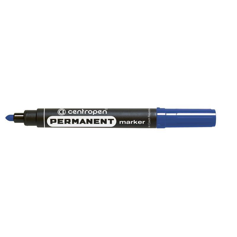 Маркер перманентний Centropen 8566 2,5 мм синій