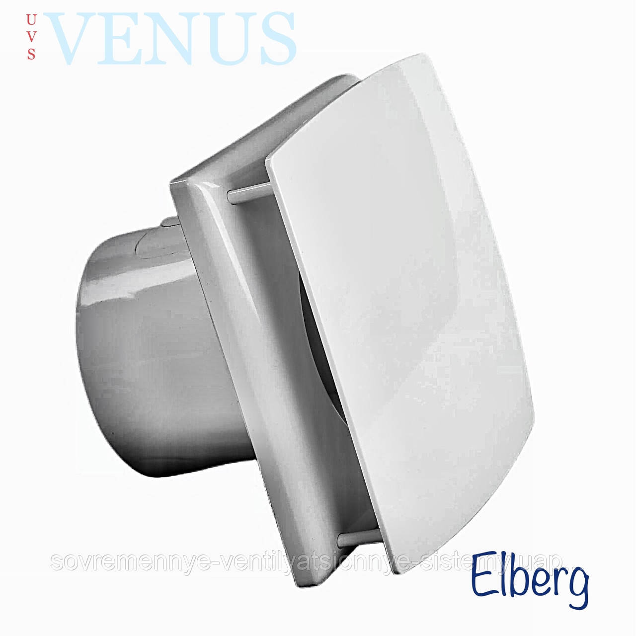 Вентилятор безшумний витяжний 120 мм у ванну VENUS "ELBERG" D 120 K