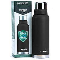 Термос питний для гарячих напоїв туристичний Ranger Expert 1,2 л Чорний, фото 3