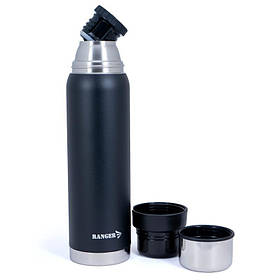 Термос питний для гарячих напоїв туристичний Ranger Expert 1,2 л Чорний