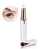 Тример/машинка для стриження брів жіночий на акумуляторі MEOKO X6-C білий (GS-106725), фото 2