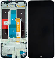 Дисплей REALME C35 модуль в зборі з тачскріном і рамкою , чорний