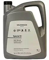 Моторное масло VAG Special D 5W-40 синтетика 5 л, автомобильное масло моторное синтетическое