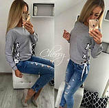 Жіноча кофта зі стічками, фото 3