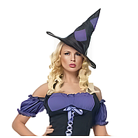 Аксессуары для карнавальных костюмов, Шляпа колпак ведьмы на Хеллоуин