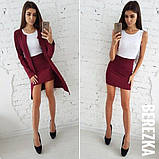 Стильний жіночий костюм сукня і кардиган, фото 4