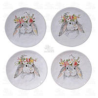 Certified International Набор тарелок салатных Sweet Bunny 24см 23231-set