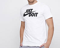 Мужская футболка Nike Just Do It белая найк