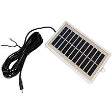 Сонячна панель 0.8Вт 120*75*10 мм с MicroUSB кабелем 2м