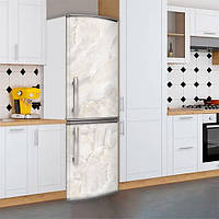 Наклейки для холодильника, текстура под мрамор, 180х65 см - Лицевая+Правая(C), с ламинацией