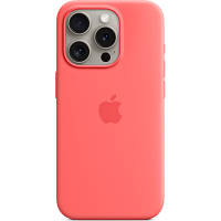 Чехол для мобильного телефона Apple iPhone 15 Pro Silicone Case with MagSafe Guava (MT1G3ZM/A) - Вища Якість