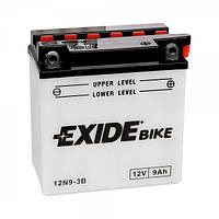 Мото аккуумлятор 9Ач 85А "+" справа EXIDE ( ) 12N9-3B-EXIDE