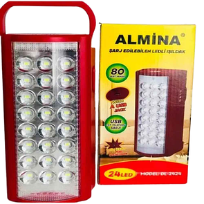 Ліхтар переносний світлодіодний 24 Led Almina 2424  з повербанком